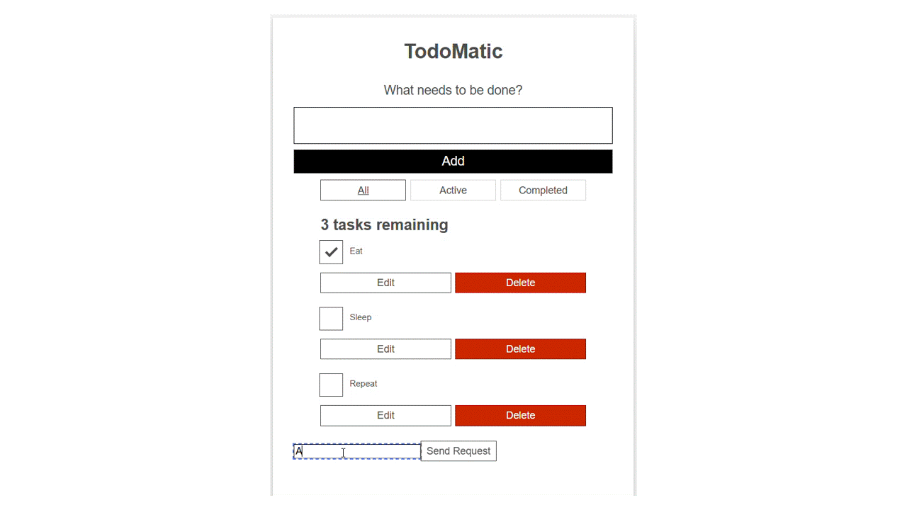 Animation of To Do List App
